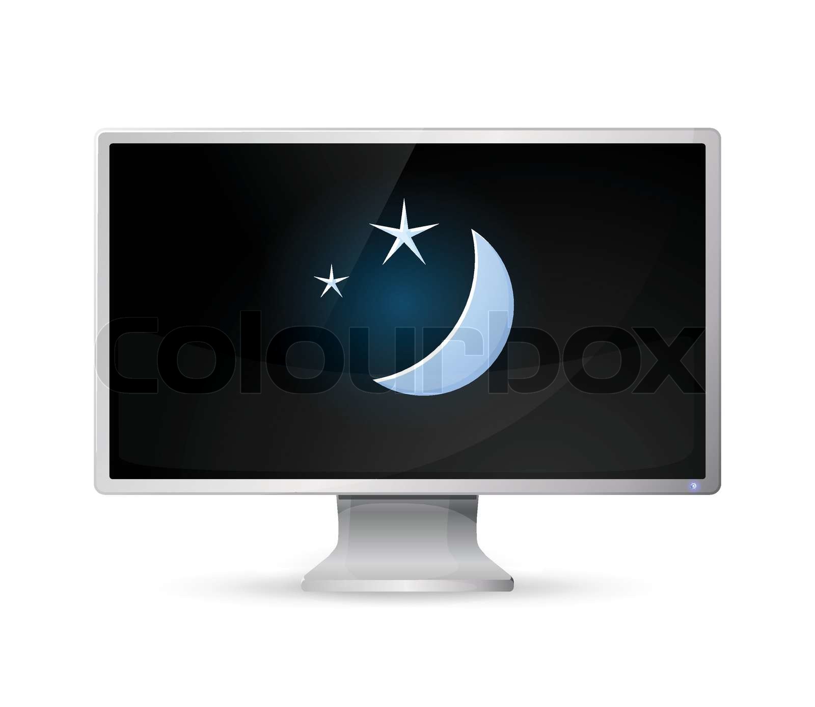 Display sleep mode | Stock vector 