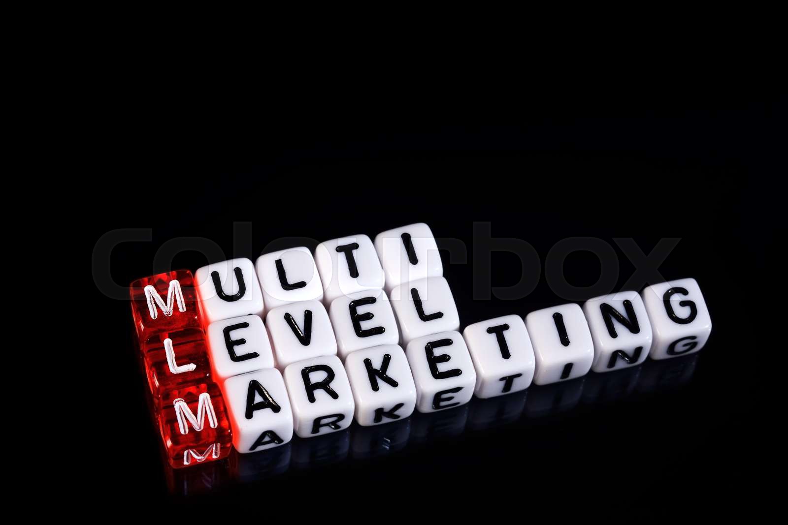 mlm black | Stock image | Colourbox