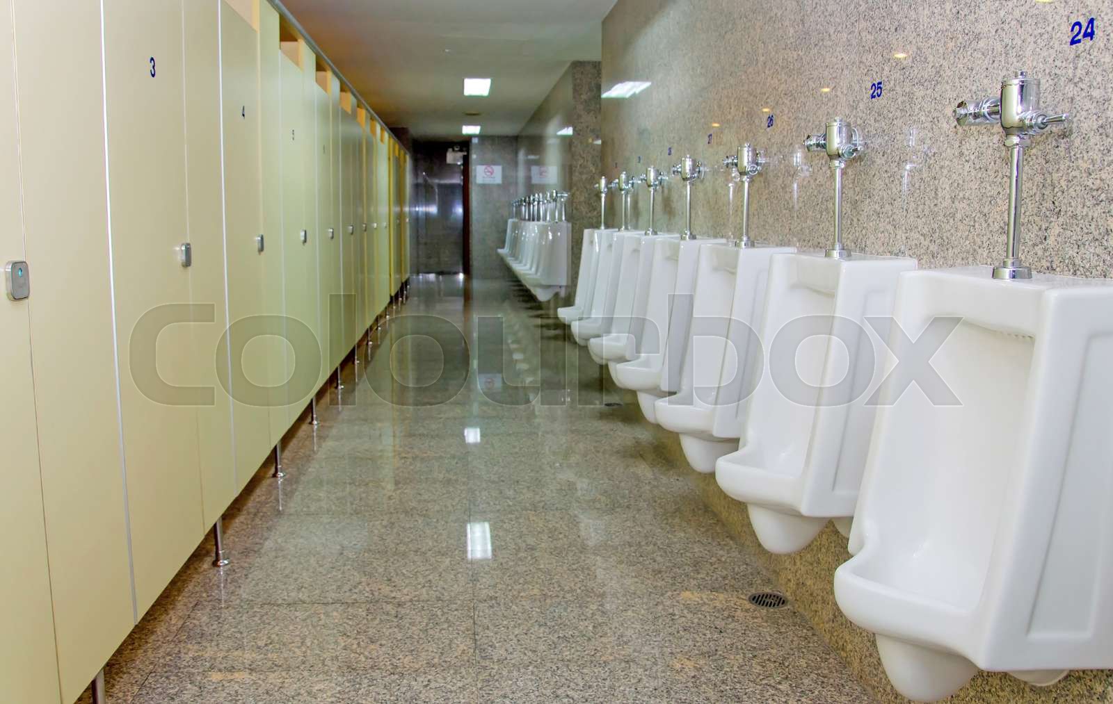 public men toilet room | Stock image | Colourbox