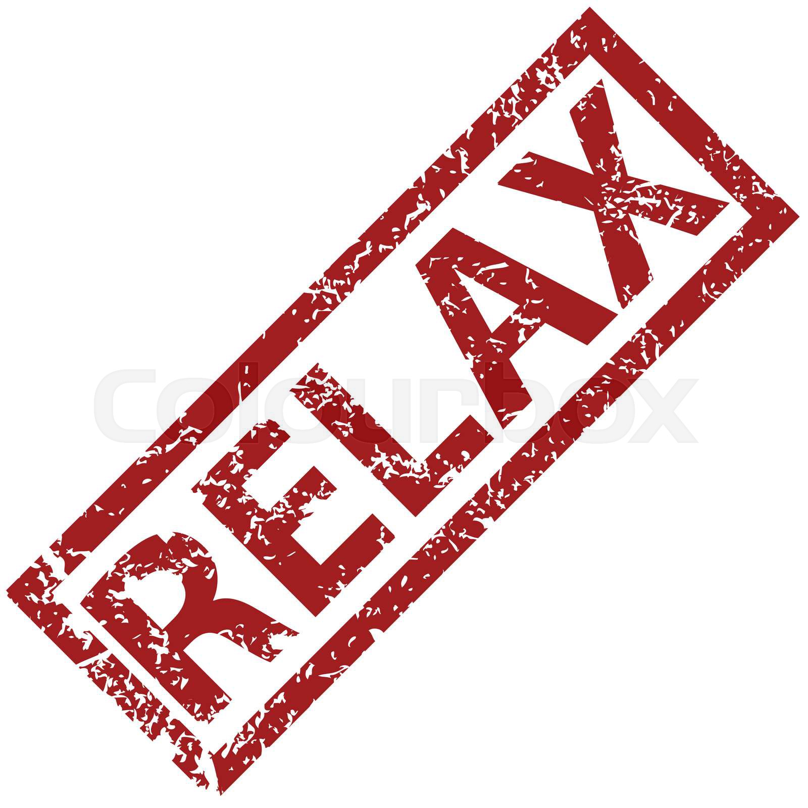 entspannen, prägung, vektor | Stock-Vektor | Colourbox