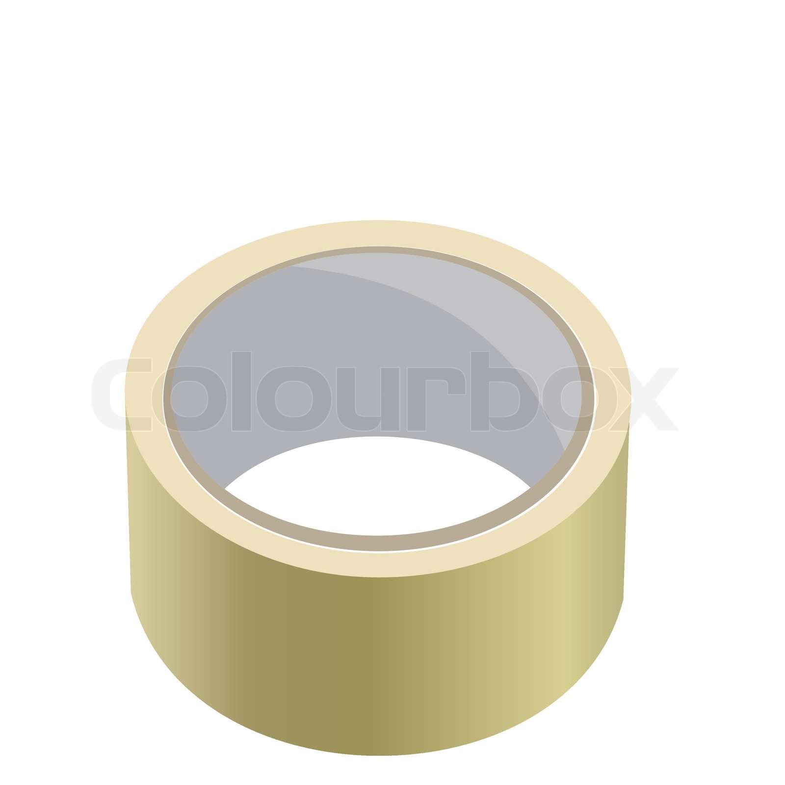 realistische Abbildung des Klebebandes. Vektor | Stock-Vektor | Colourbox