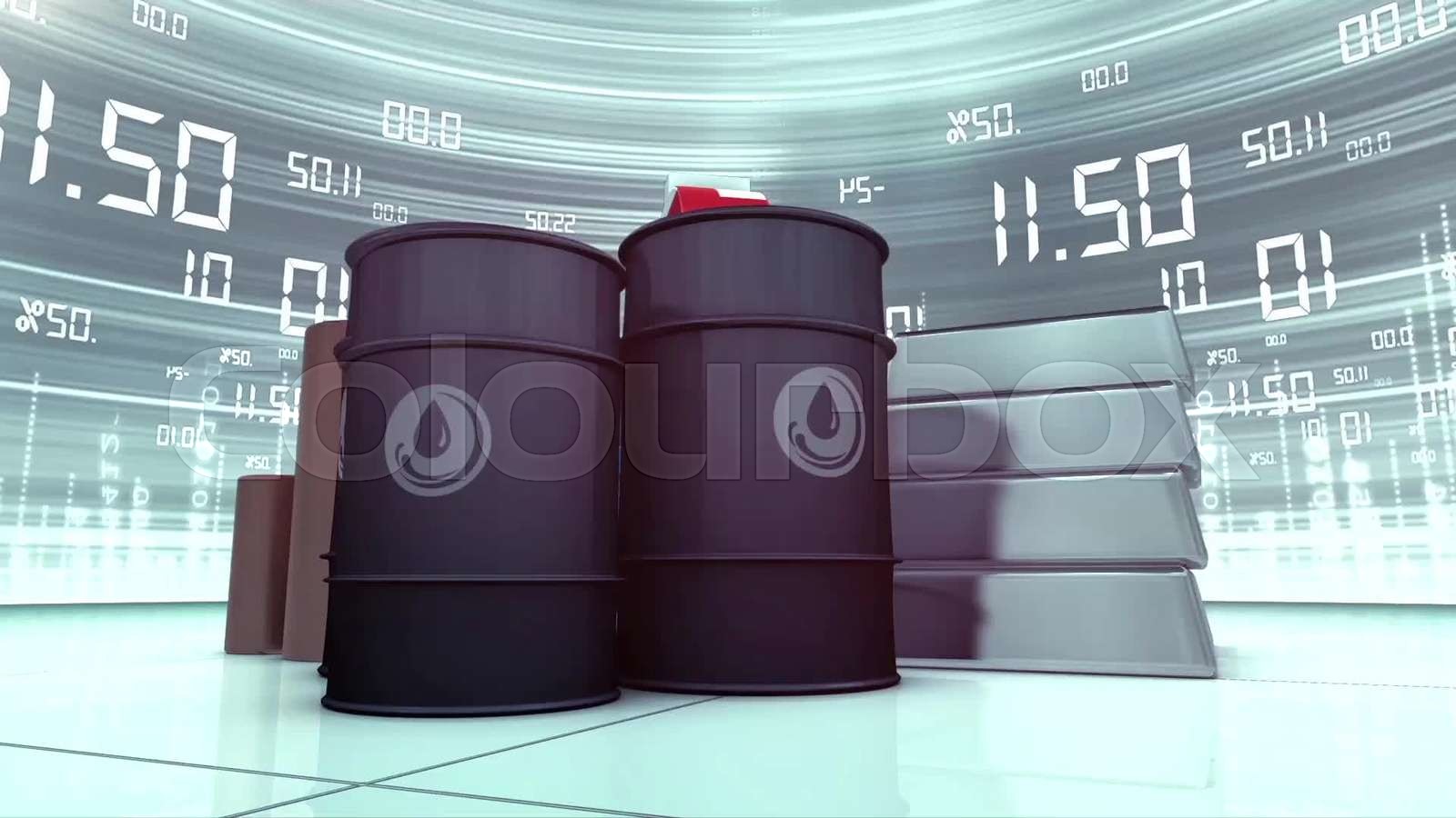 Finance commodity animation loop | Stock video | Colourbox