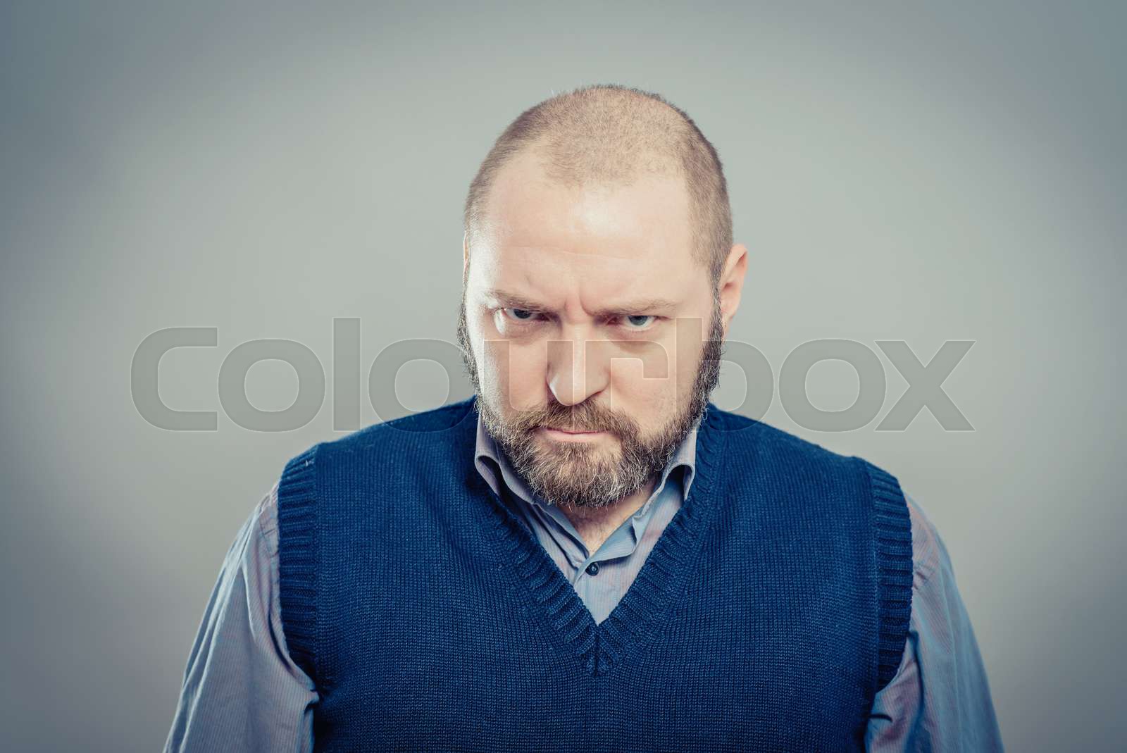 Angry Young Man Stock Image Colourbox