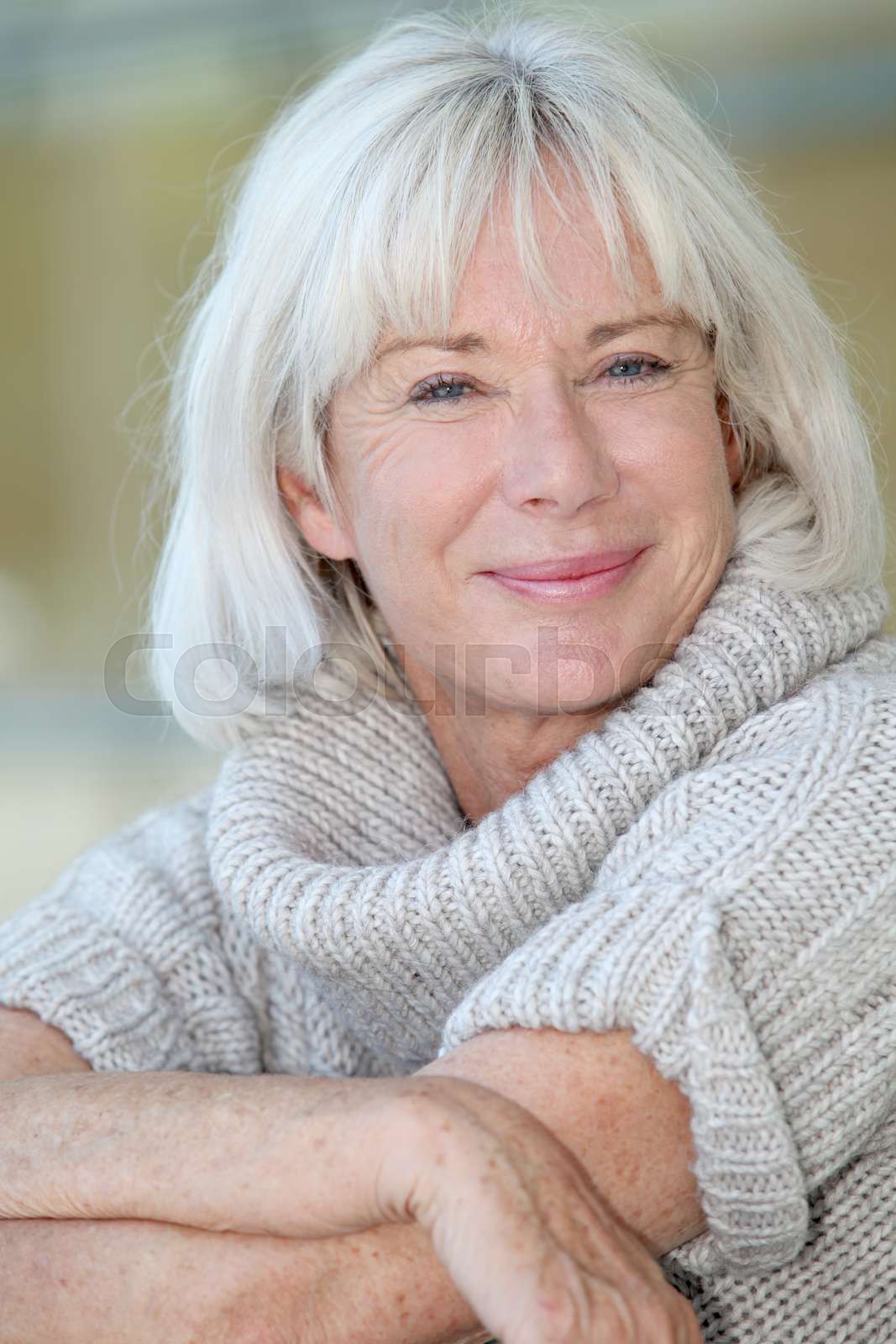 60 old woman stock image colourbox