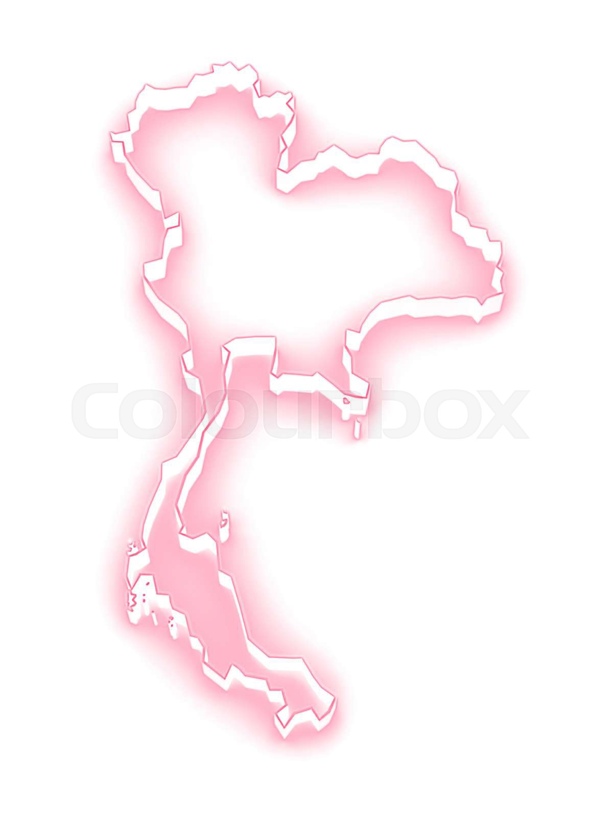 map-of-thailand-stock-image-colourbox
