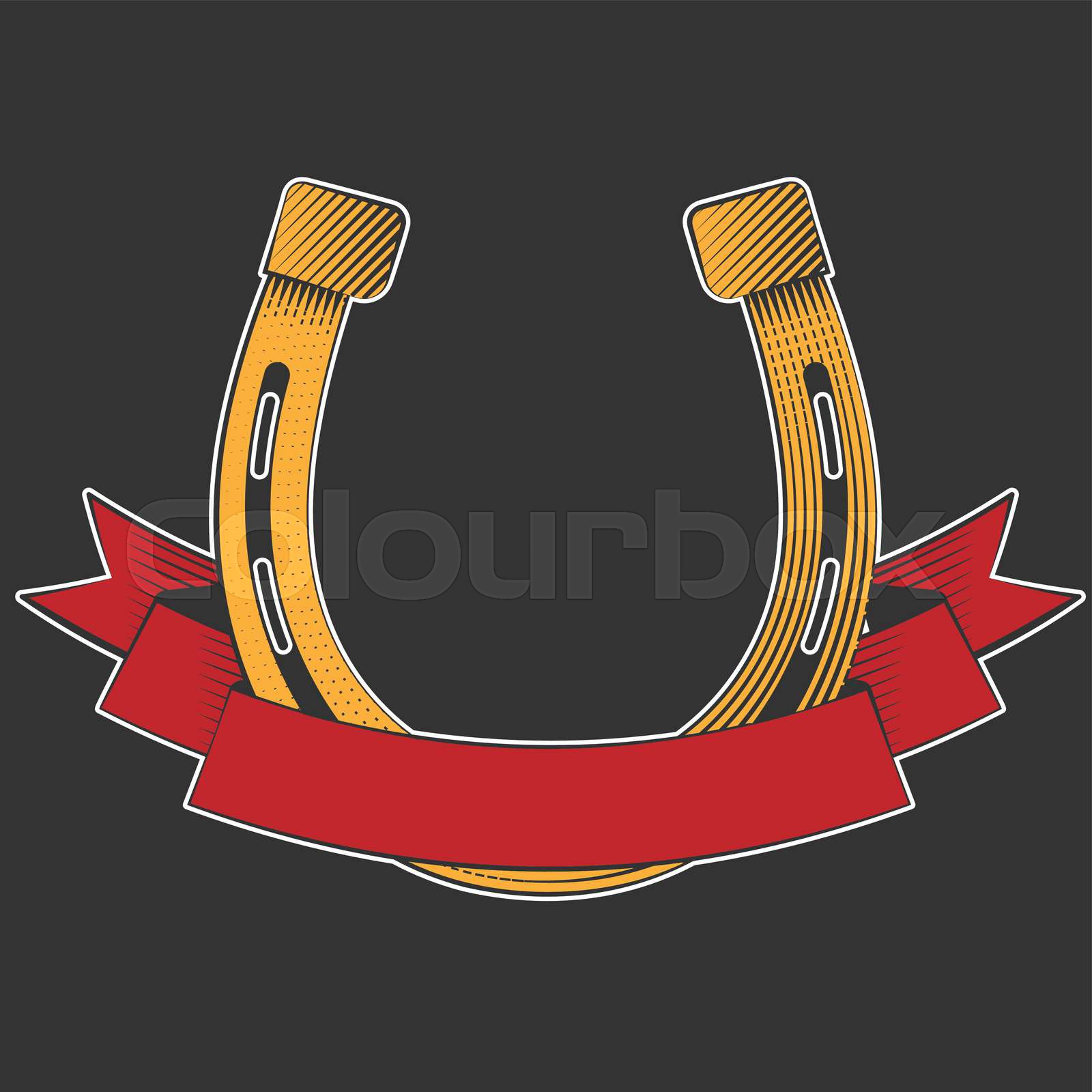 horseshoe | Stock vector | Colourbox