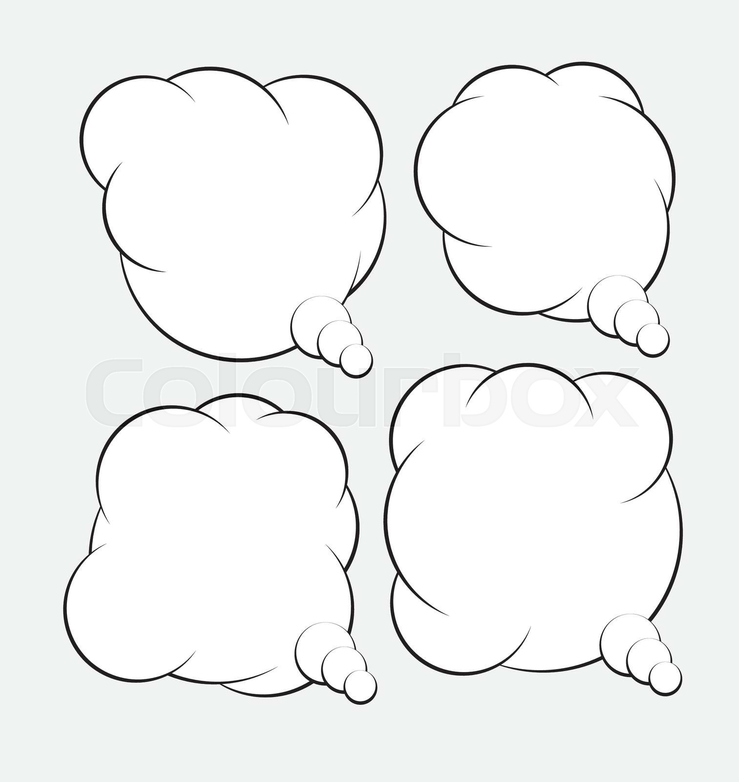 Talking bubbles | Stock vector | Colourbox
