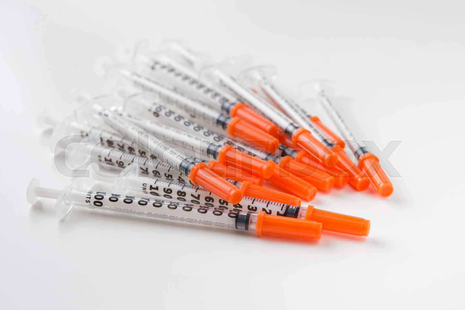syringes Stock image Colourbox
