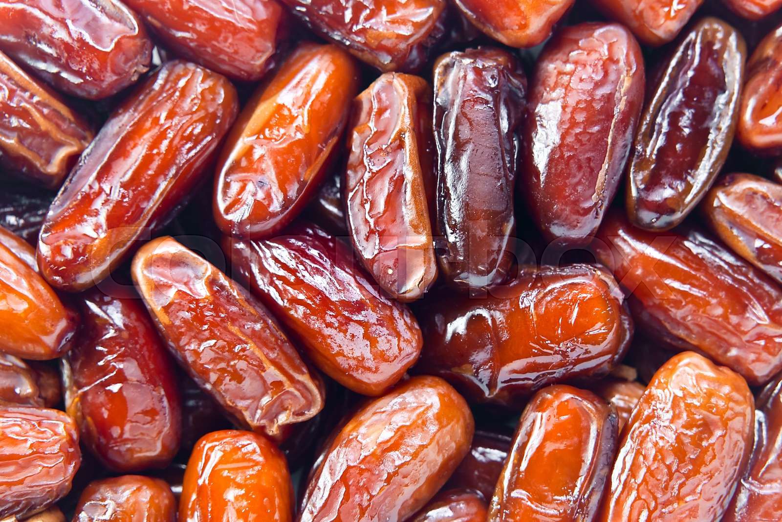 Dried dates Stock image Colourbox