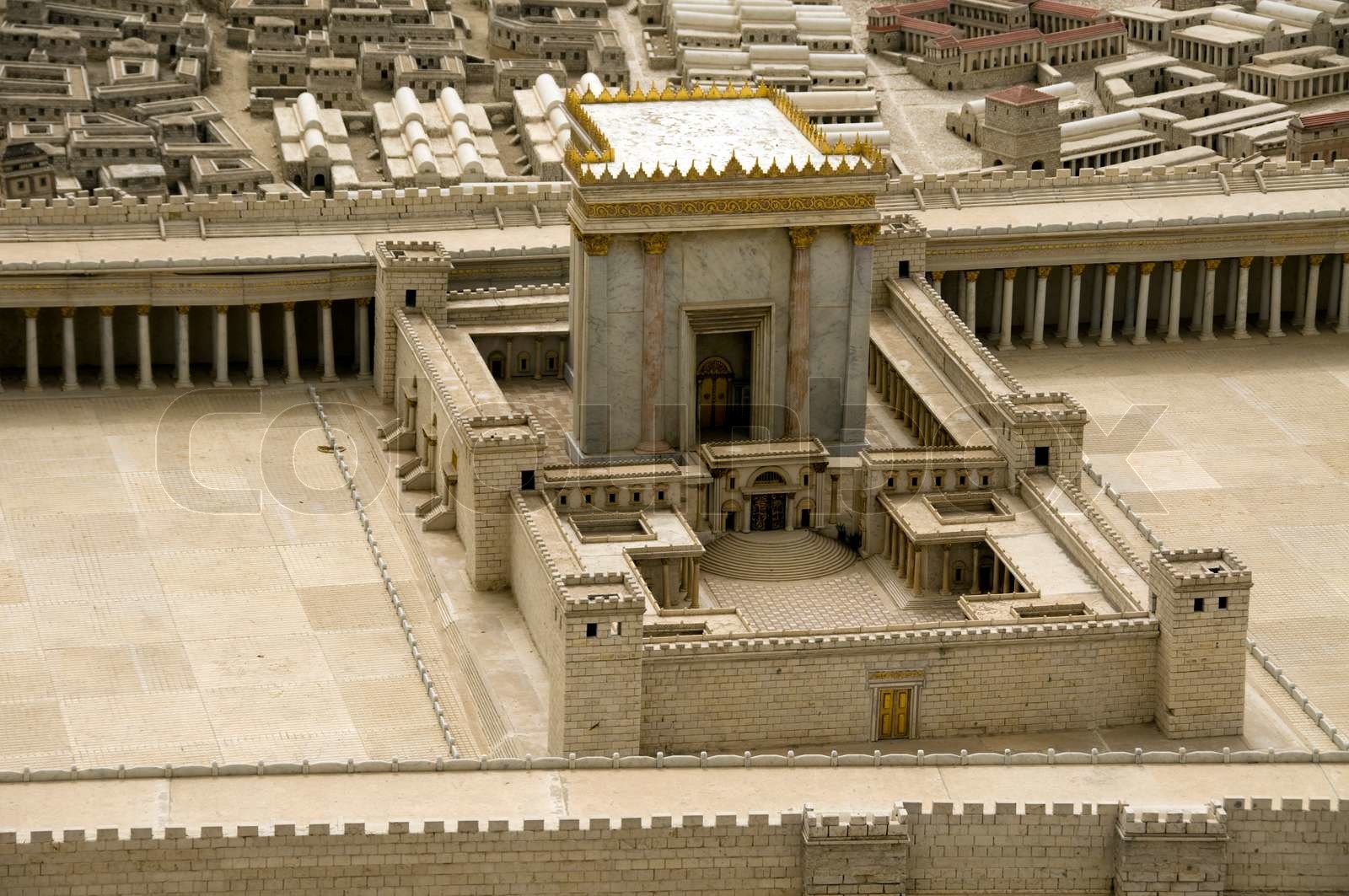 israel thirth temple jerusalem Stock image Colourbox