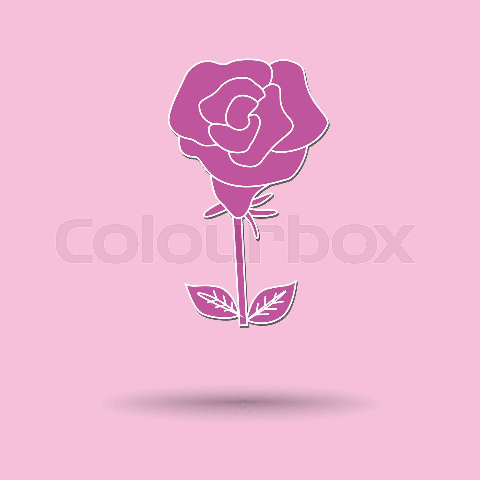 Rose | Stock vector | Colourbox