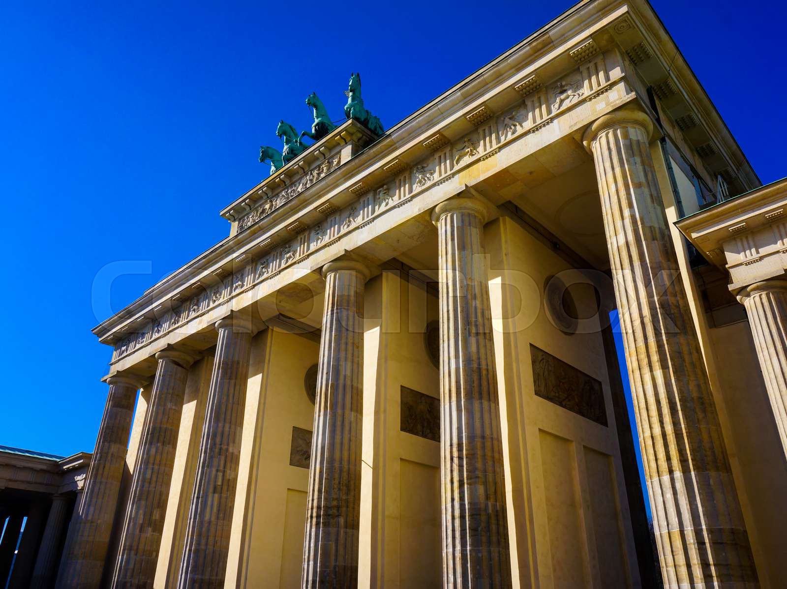 The Famous Brandenburg Gate In Berlin. Germany Stock image Colourbox