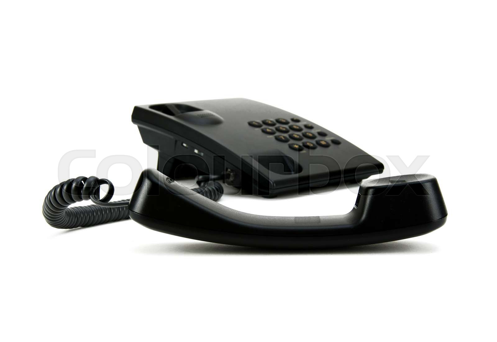 Black phone | Stock image | Colourbox