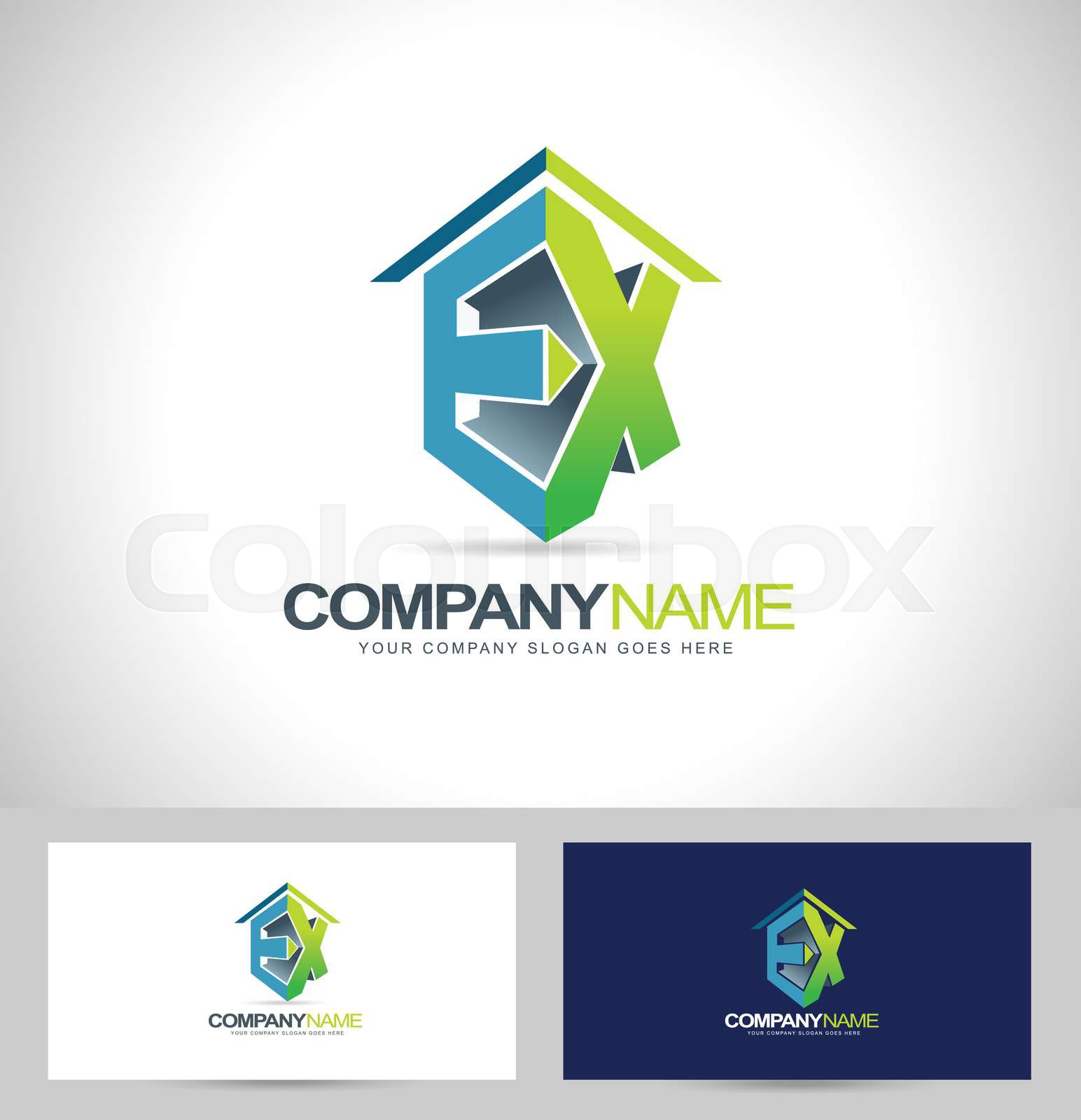 Ex Company Logo | Stock vector | Colourbox