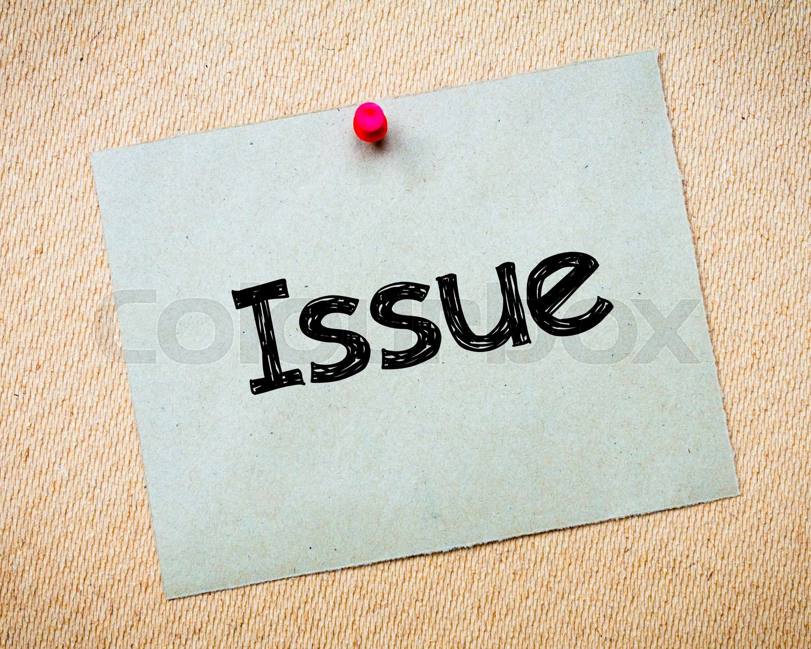 Issue Stock Image Colourbox