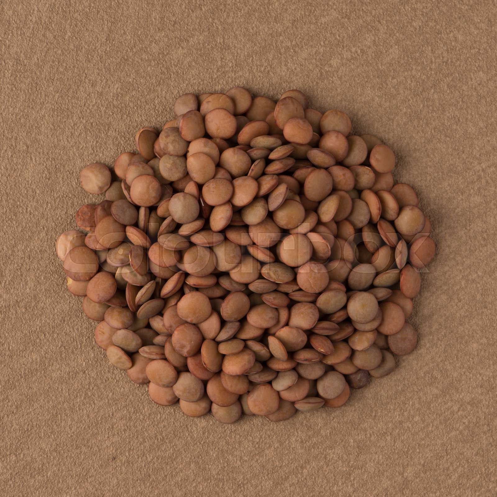 Circle of lentils | Stock image | Colourbox