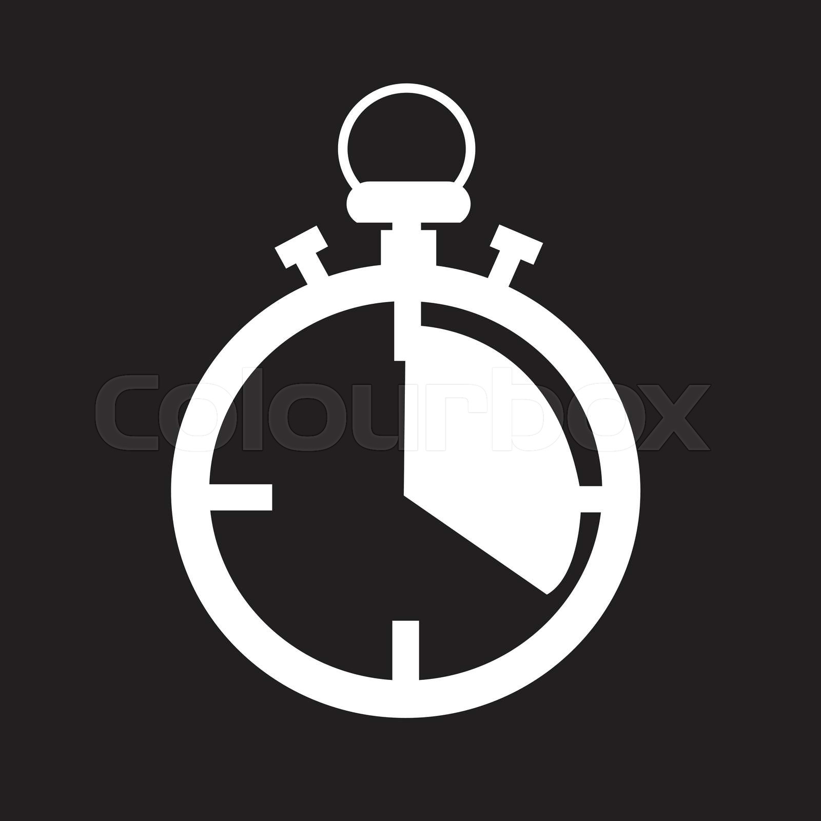 stopwatch icon Stock vector Colourbox