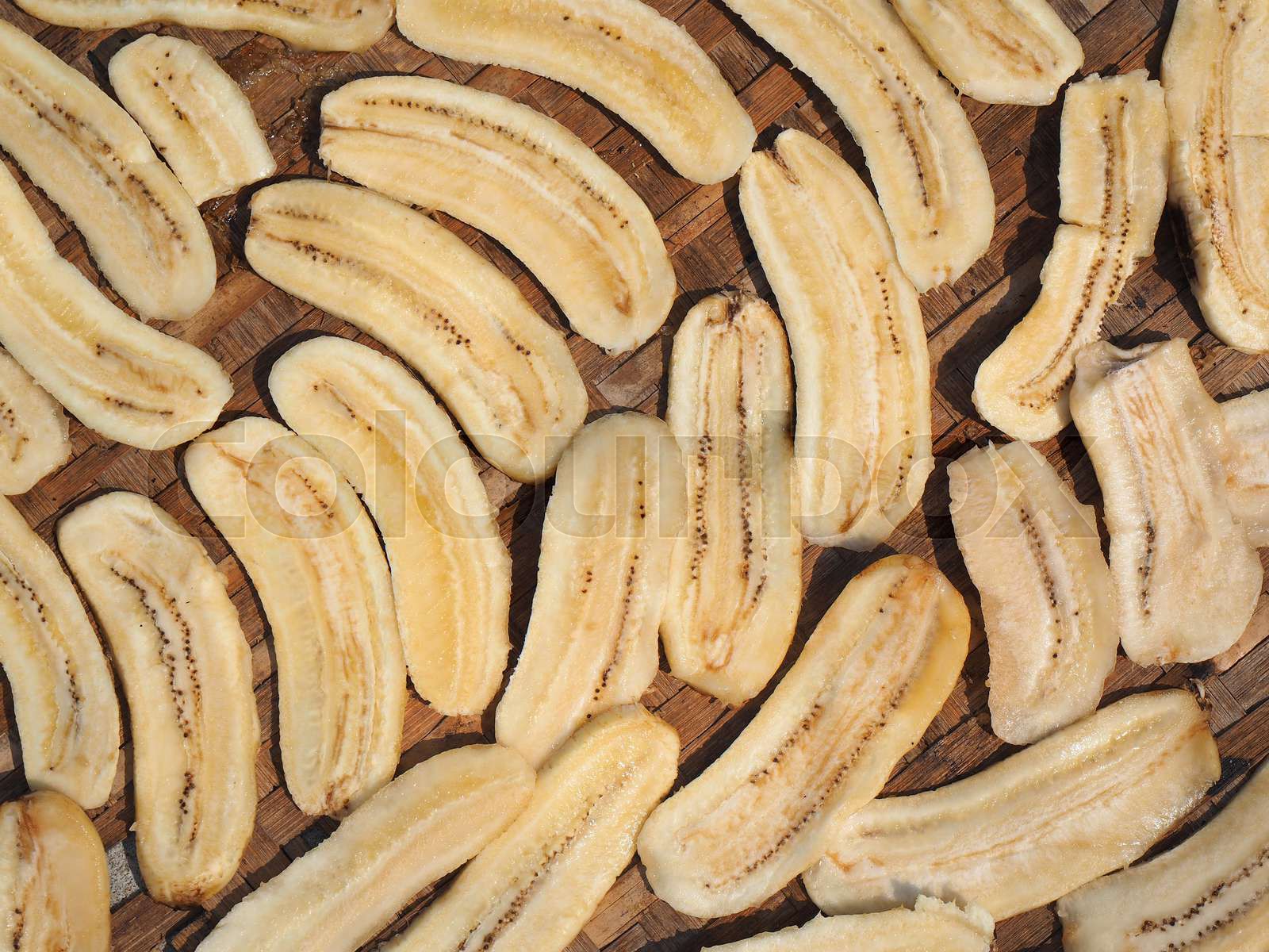 dried bananas Stock image Colourbox