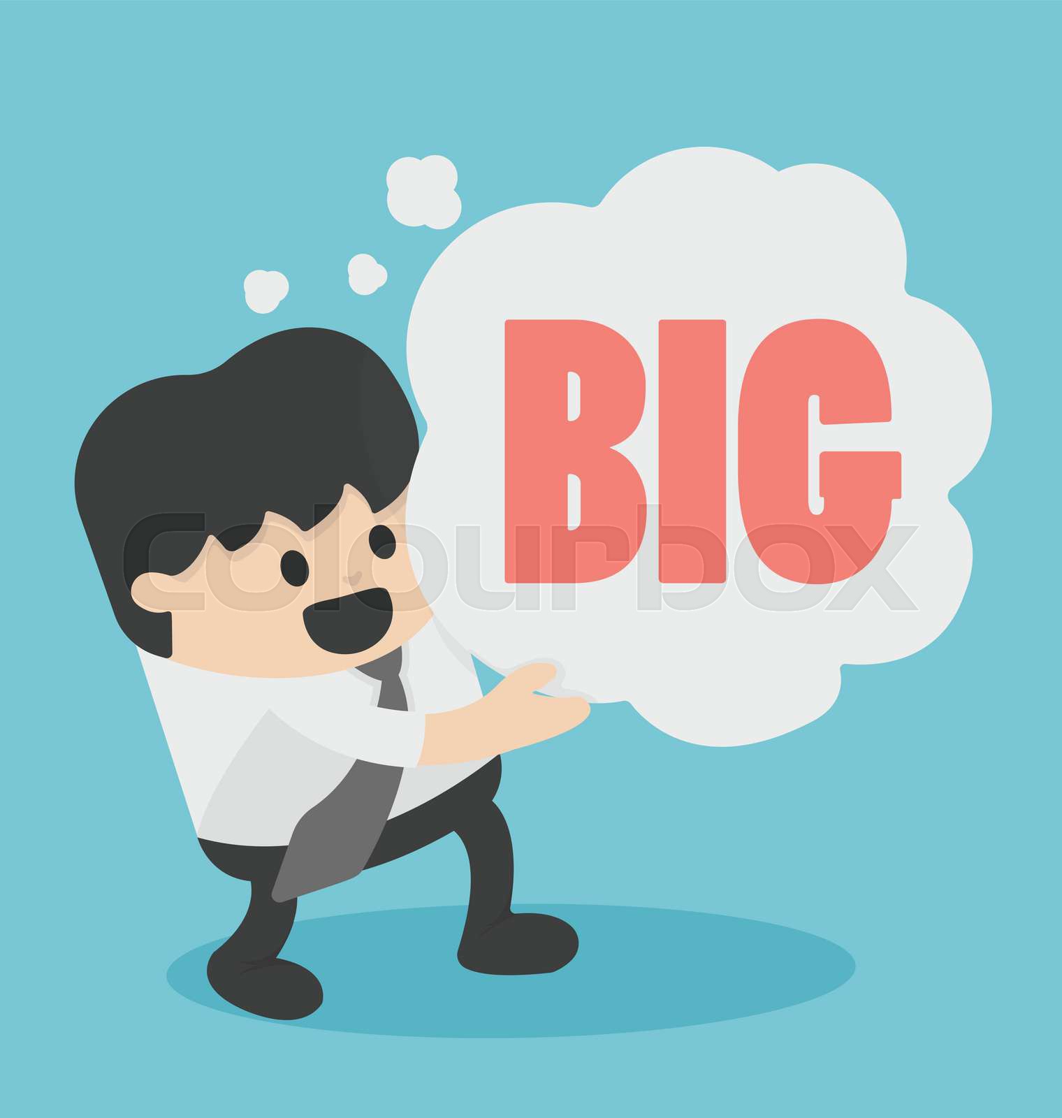 Think big | Stock vector | Colourbox