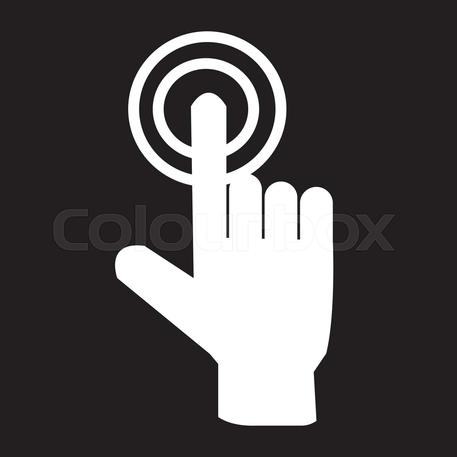 hand click icon | Stock vector | Colourbox