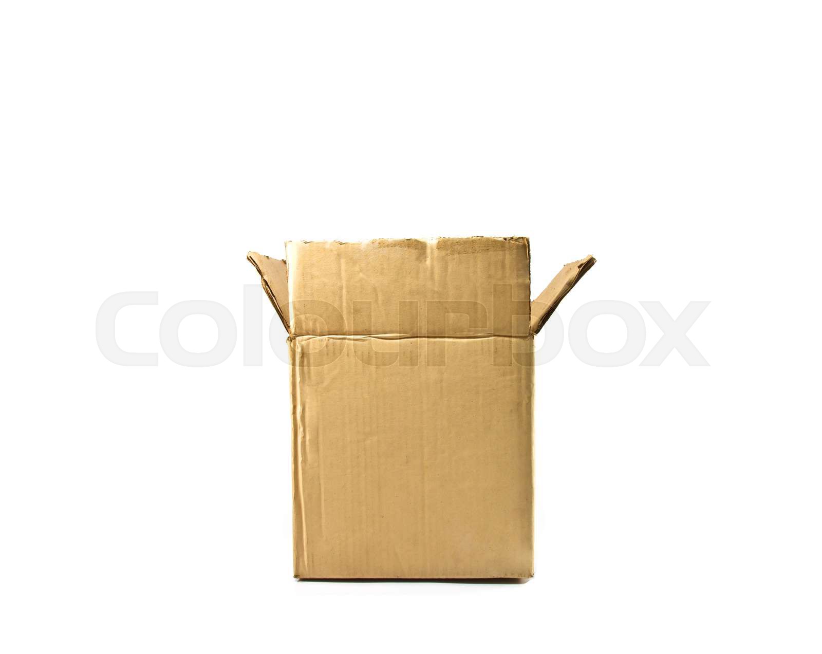 brown-cardboard-box-isolated-stock-image-colourbox