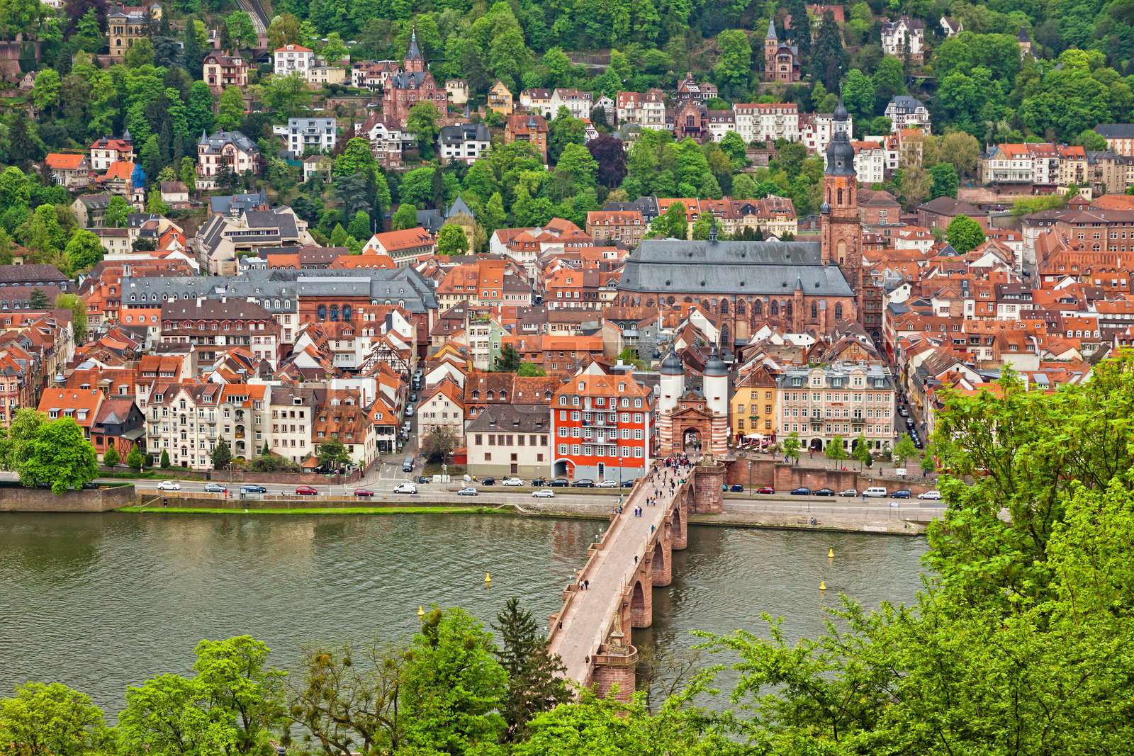 Heidelberg old town, Germany | Stock image | Colourbox
