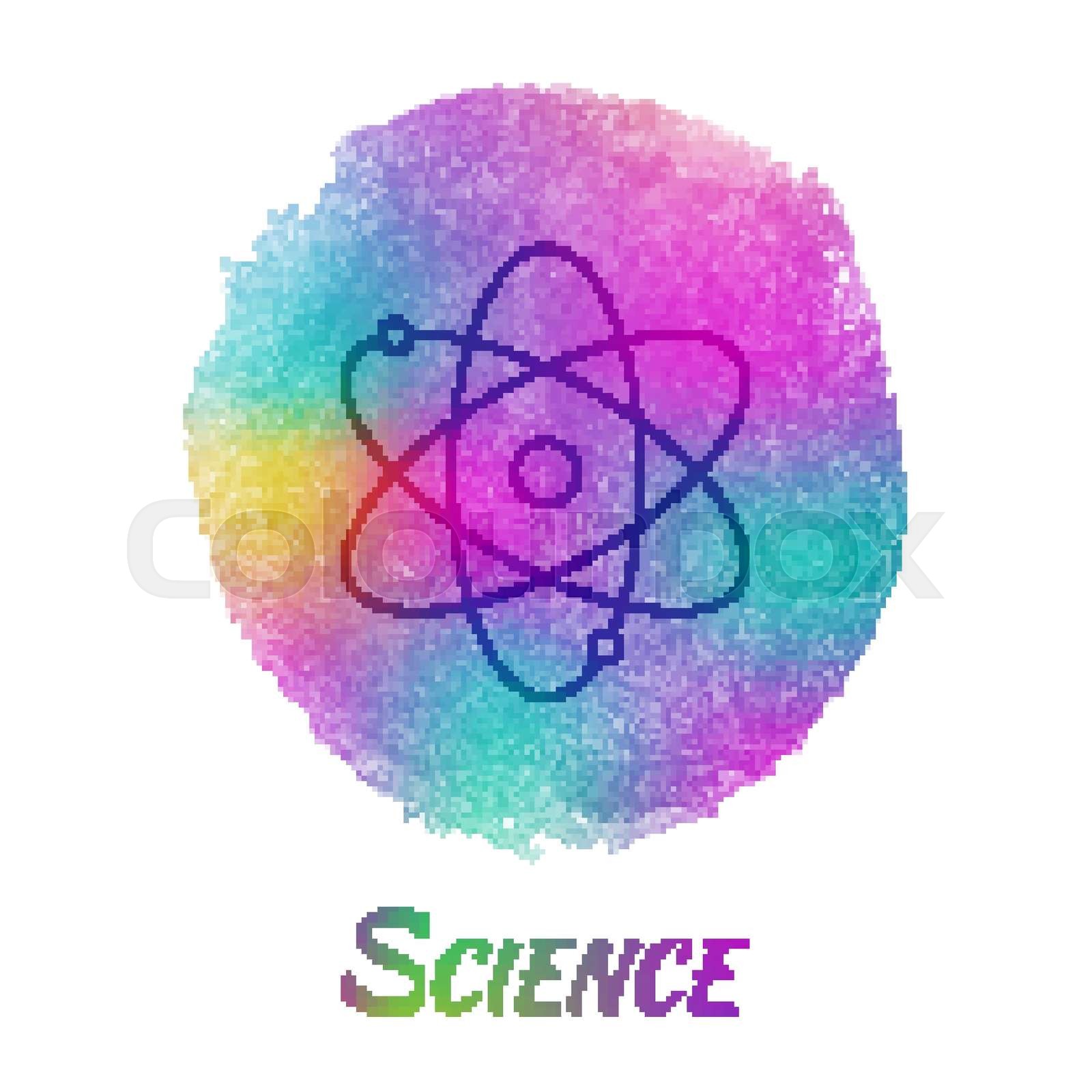 Science Vector Watercolor Concept Stock vector Colourbox