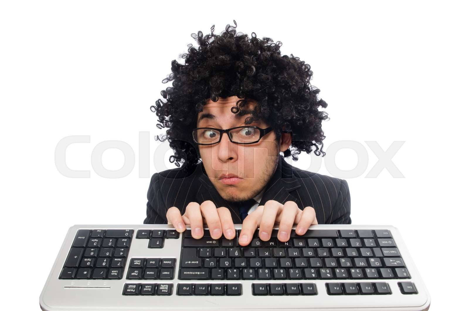 sjov, student, teknologi | Stock foto | Colourbox