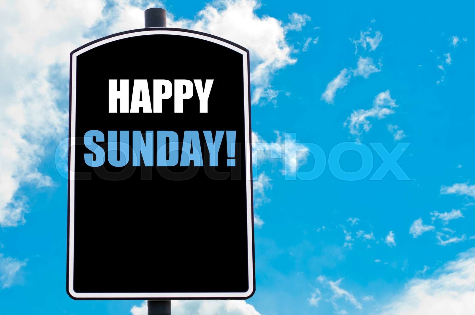 HAPPY SUNDAY | Stock image | Colourbox