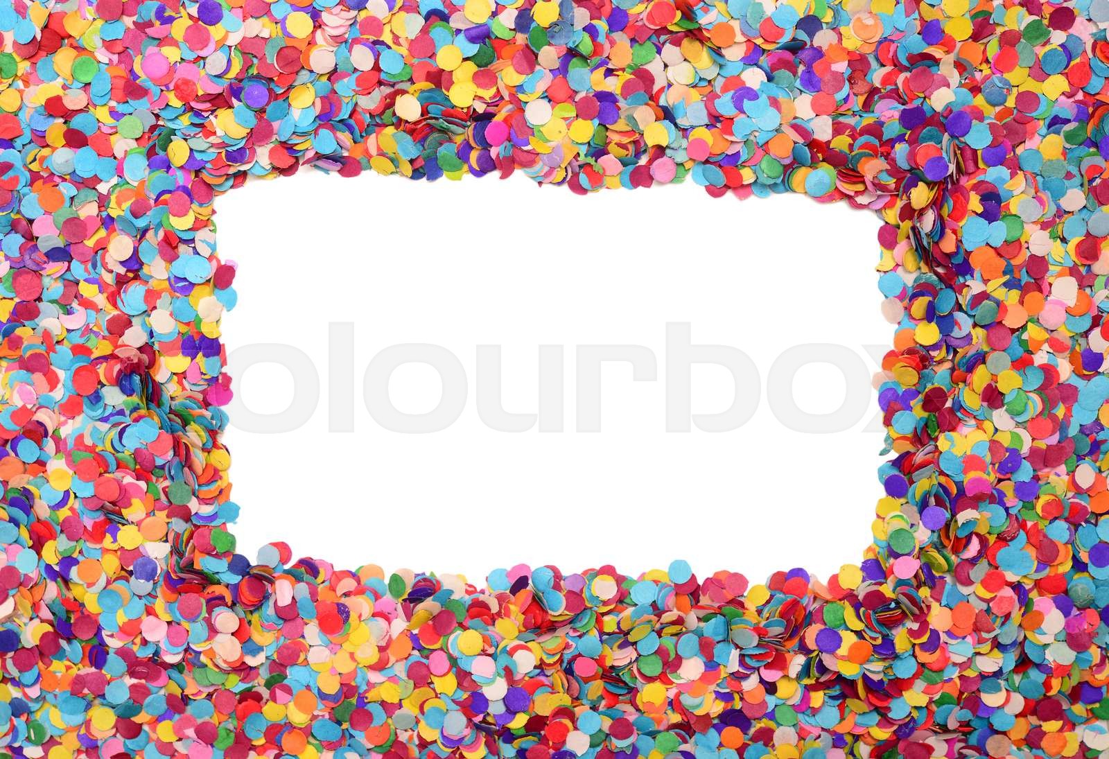 konfetti, geburtstag, dekorativ Stock Bild Colourbox