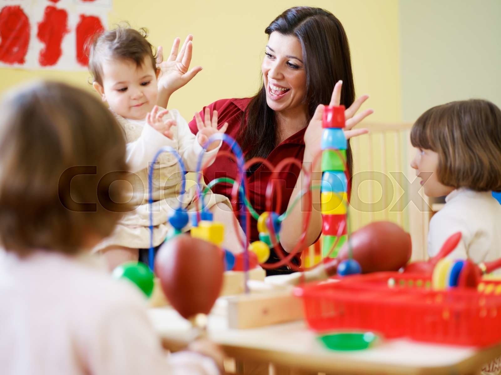 kinder, spiel, kindergarten | Stock Bild | Colourbox