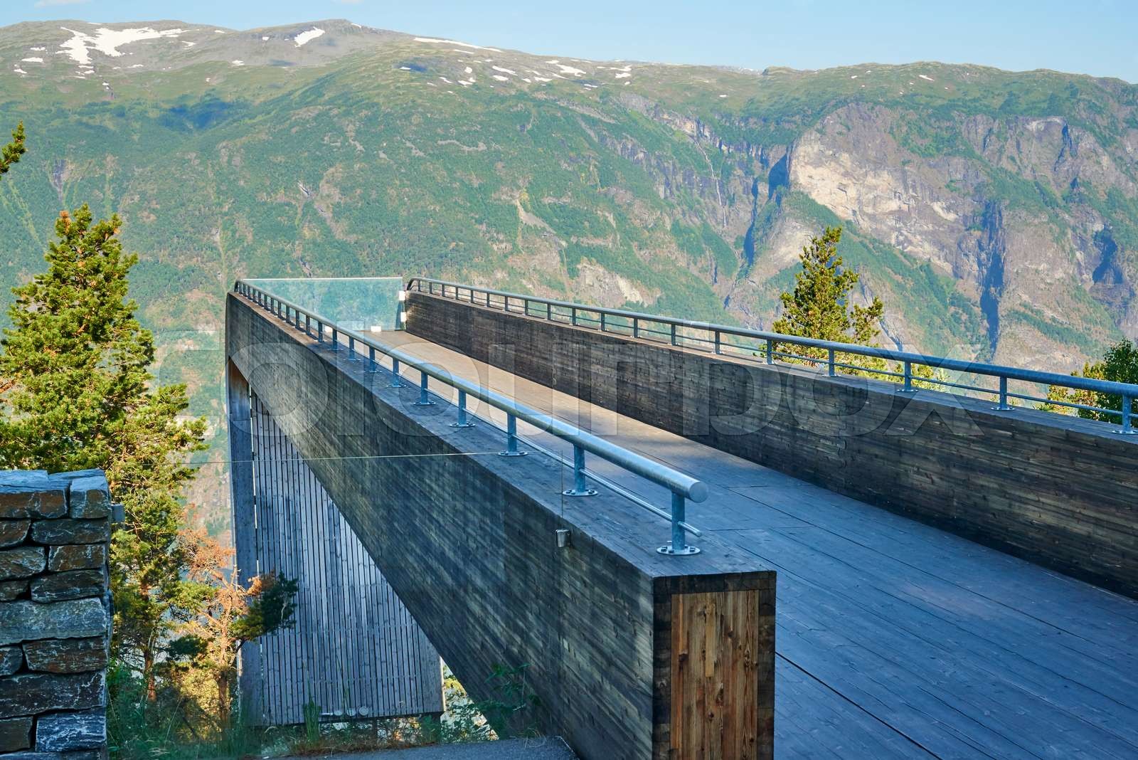 turist, attraktion, aurland Stock foto Colourbox