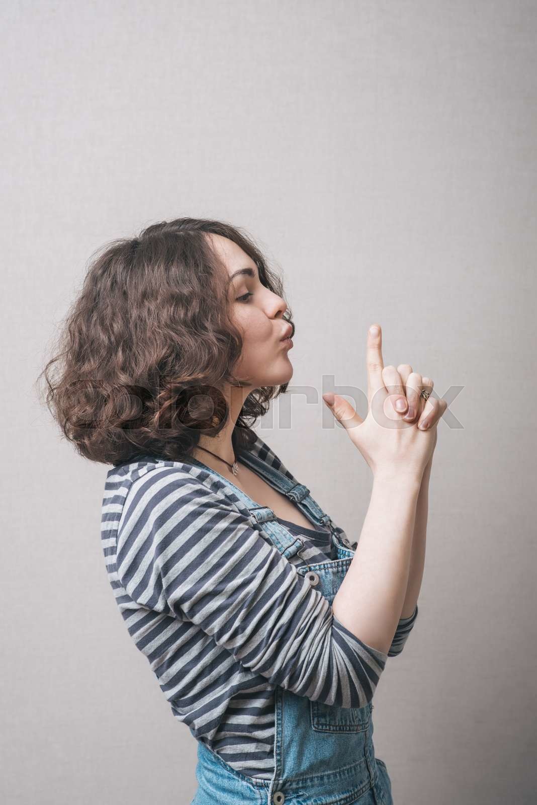 Beautiful Young Girl Hand Pretending To Pistol Shoot Stock Image Beautiful Young Girl Hand Pretending To Pistol Shoot Stock Image