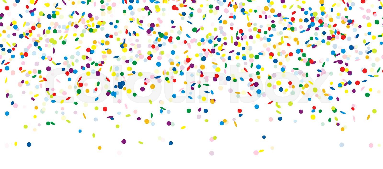 falling confetti endless Stock vector Colourbox