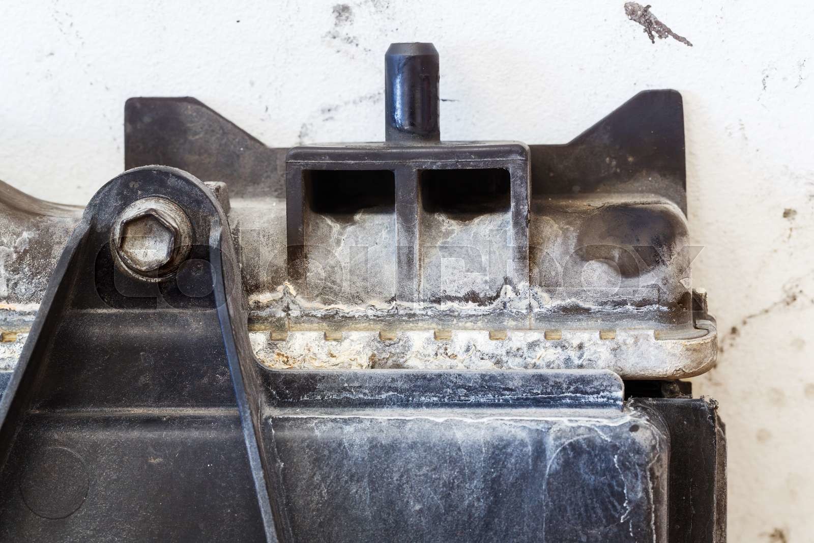 Leaky car radiator | Stock image | Colourbox