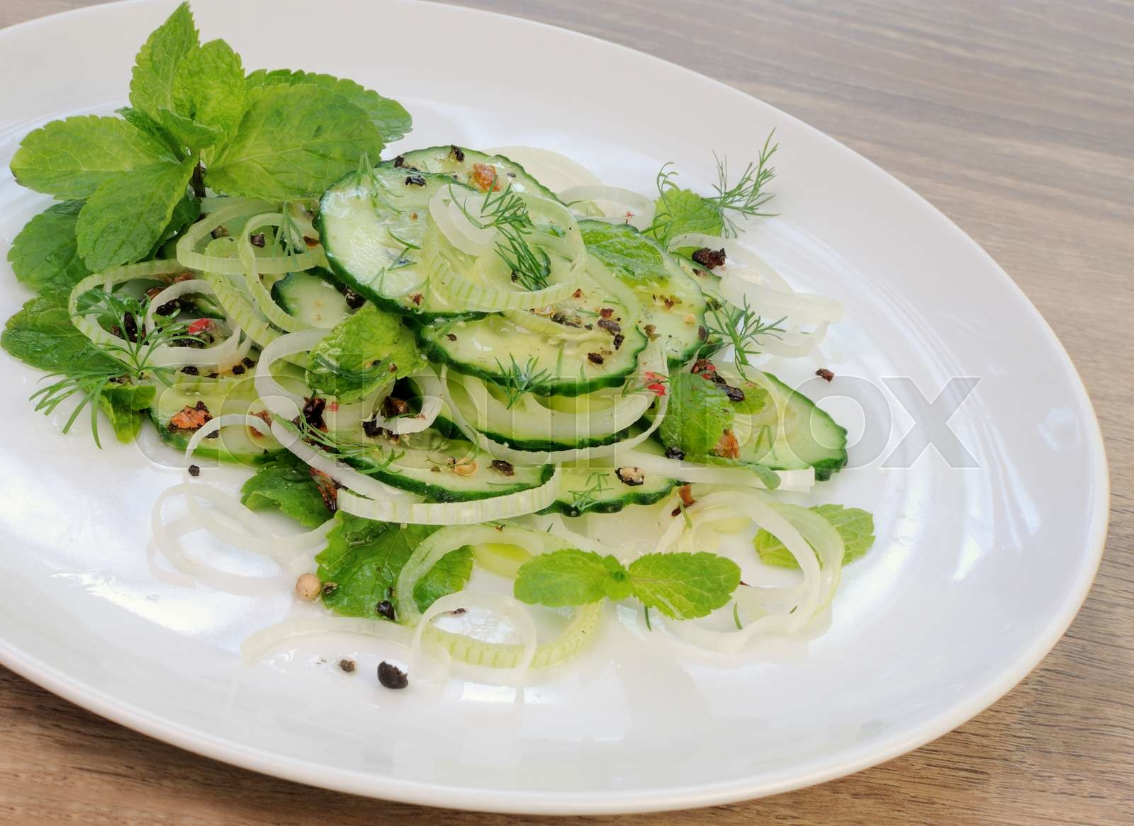 Minted Cucumber Salad