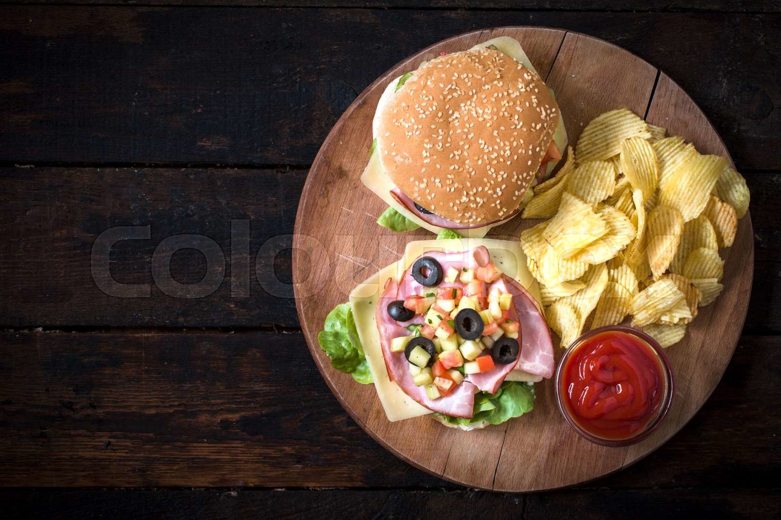 Sandwich time | Stock image | Colourbox Sandwich time | Stock image | Colourbox