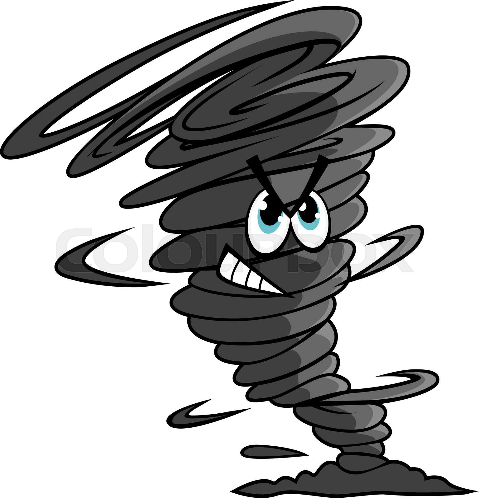 Cartoon Tornado Funnel With Cloud Of Dust Stock Vector Colourbox Cartoon Tornado Funnel With Cloud Of Dust Stock Vector Colourbox