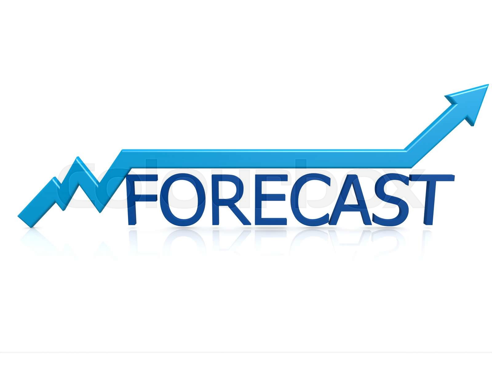 Forecast graph | Stock image | Colourbox