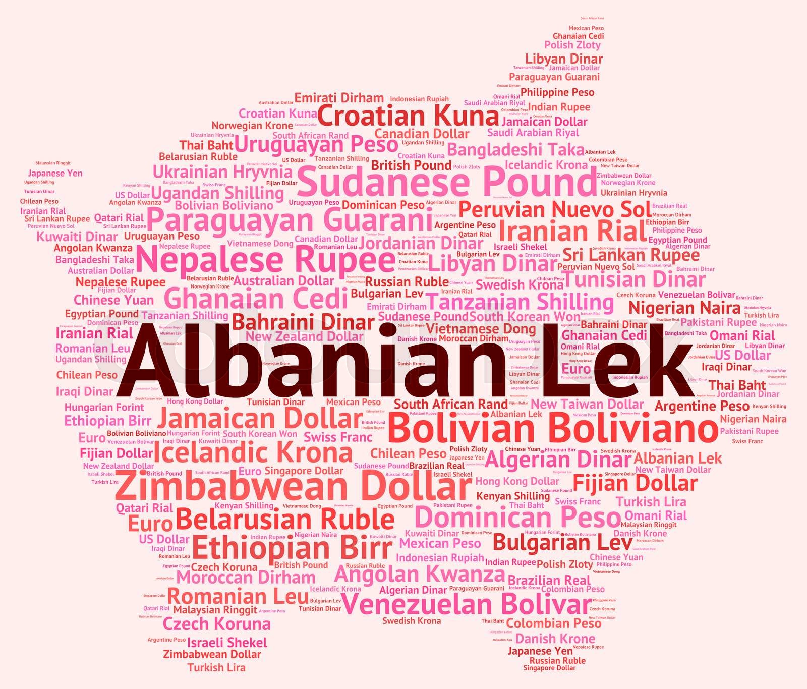 albanian-lek-means-exchange-rate-and-broker-stock-image-colourbox