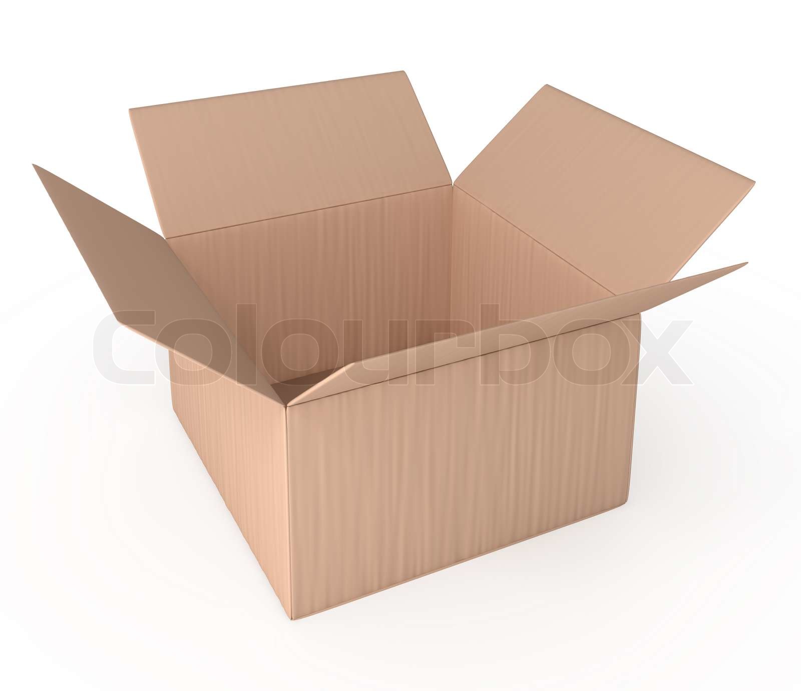 "Empty box" Stock image Colourbox