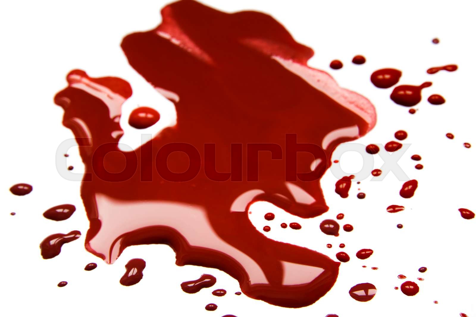 Blood stains (puddle) | Stock image | Colourbox