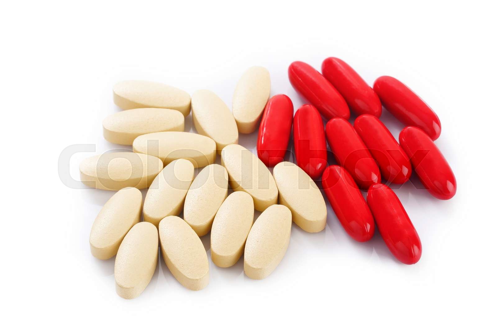 vitamins c and vitamins b Stock image Colourbox