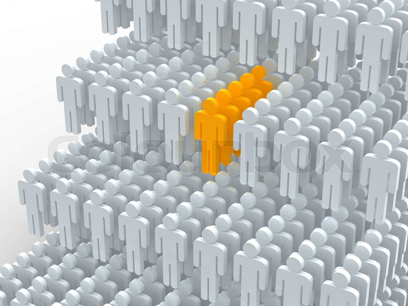 people. 3d | Stock image | Colourbox