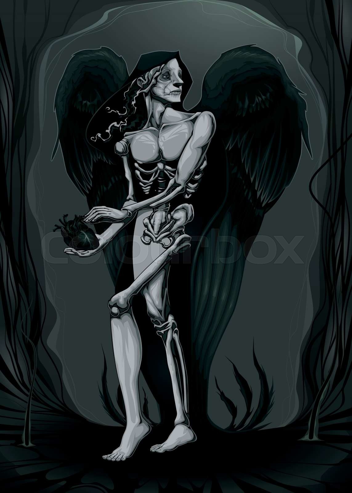 The birth of Evil Stock vector Colourbox