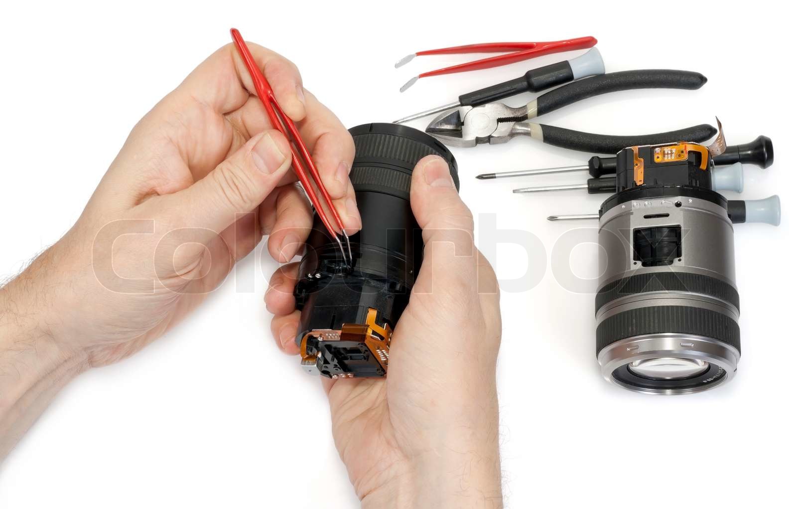 "camera repair" Stock image Colourbox