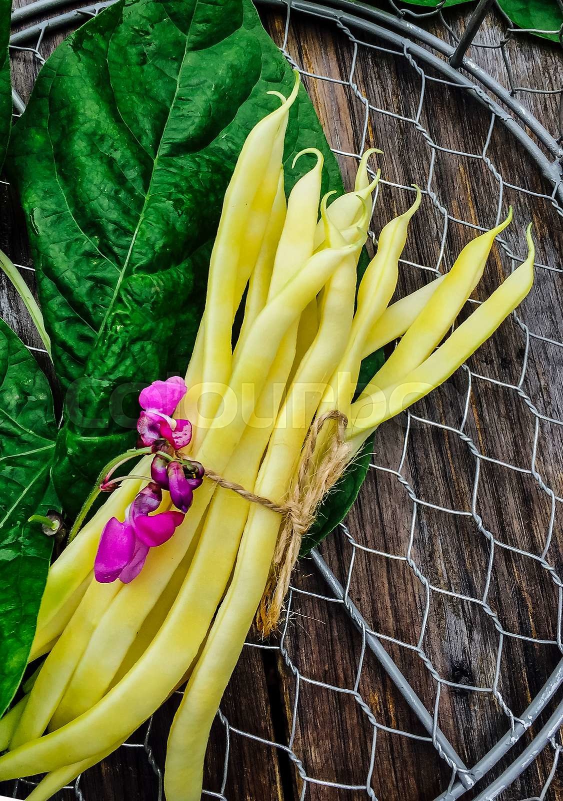 Scalloped Wax Beans