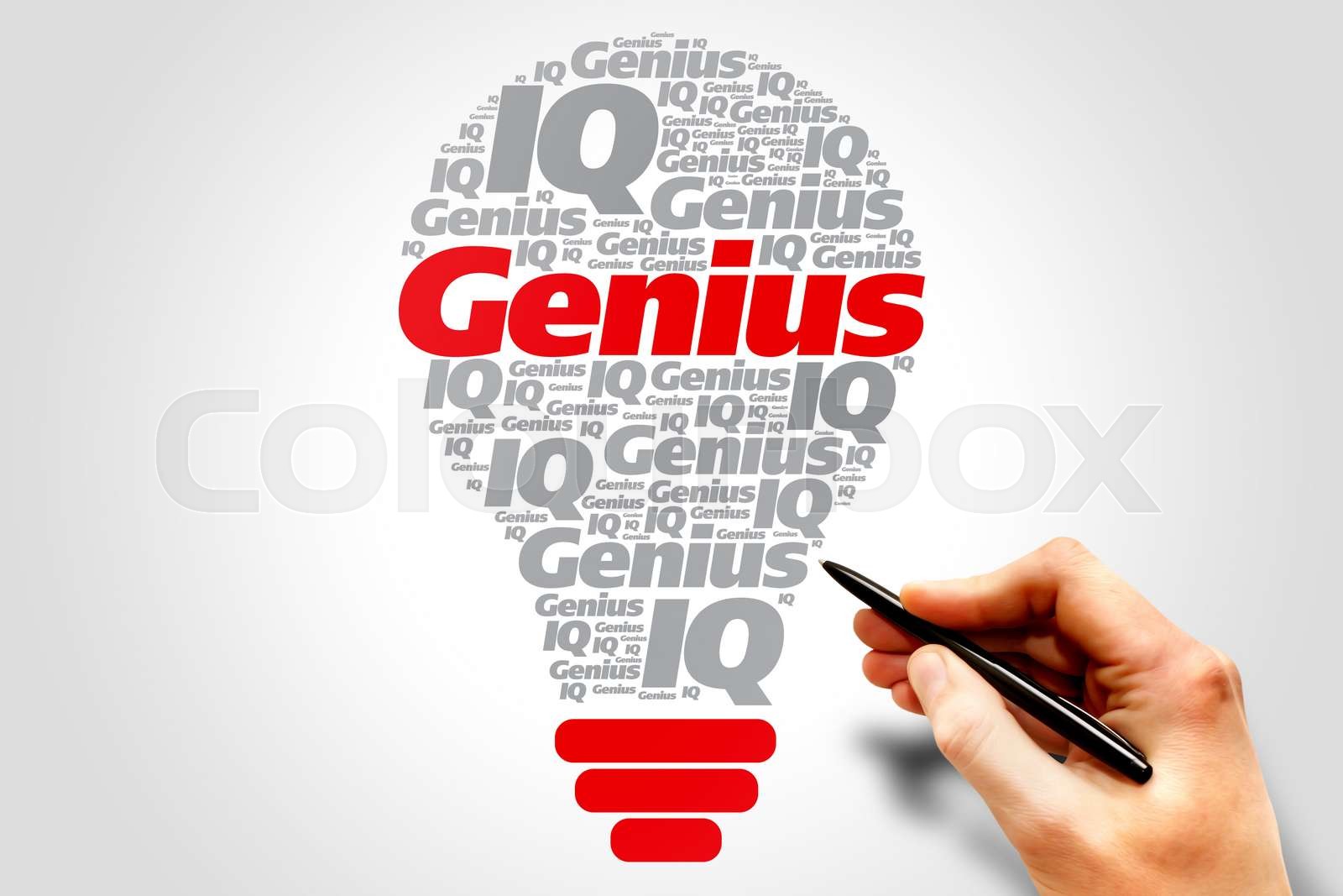 Genius info-text graphics | Stock image | Colourbox