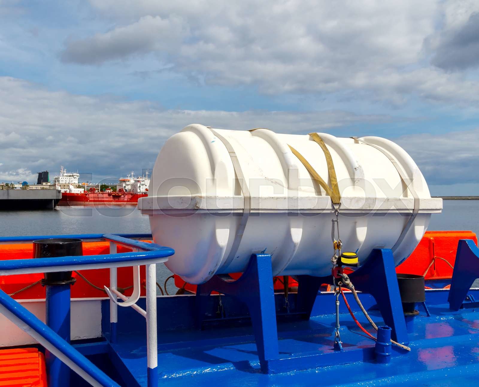 liferaft. | Stock image | Colourbox