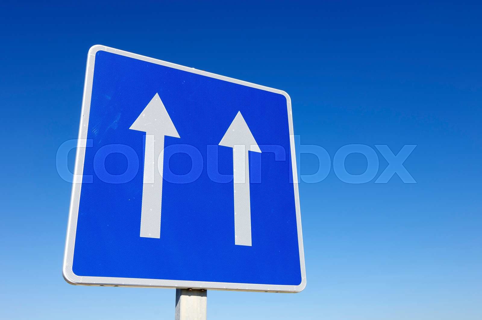 one way Stock image Colourbox